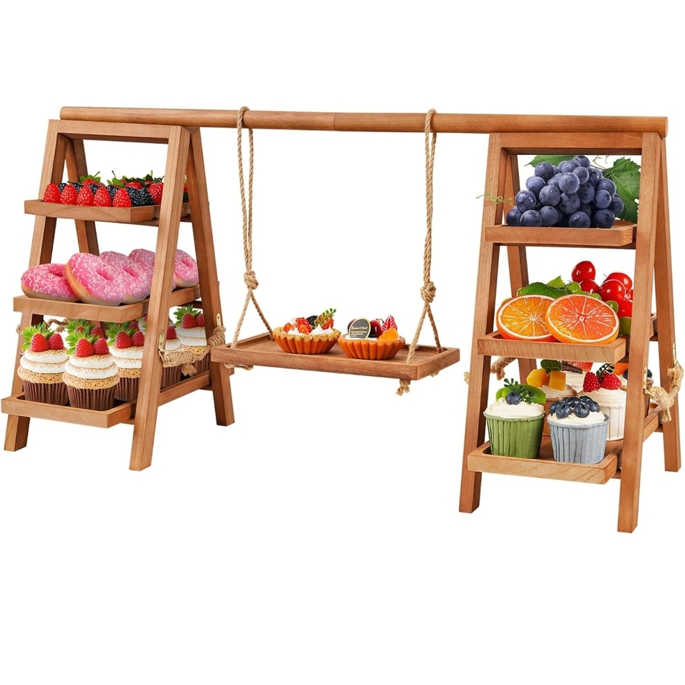 Wooden Dessert Display Stand